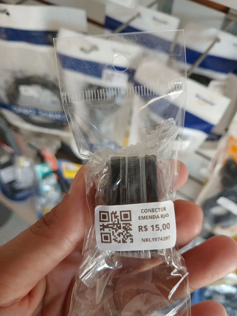 Conector emenda RJ45  - Foto 3