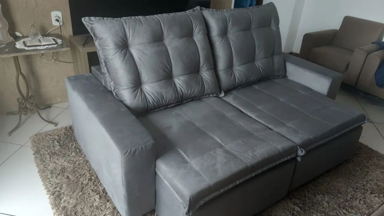Sofá retratil e reclinável  - Foto 4