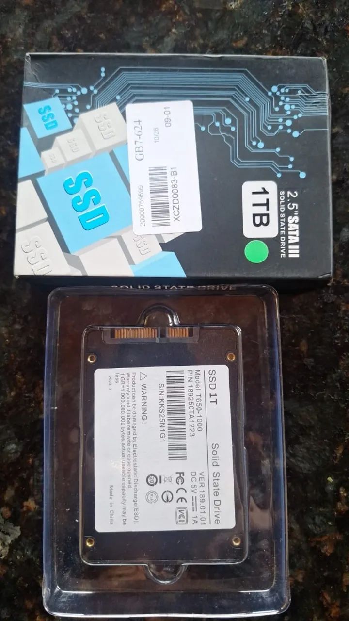 SSD Sata Disco Sólido Interno 1TB - Foto 4