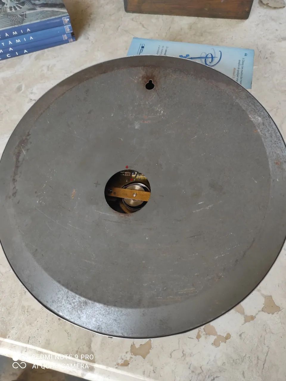 Relógio antigo,MARCA TAGUS,para restauração,Leia: - Foto 5