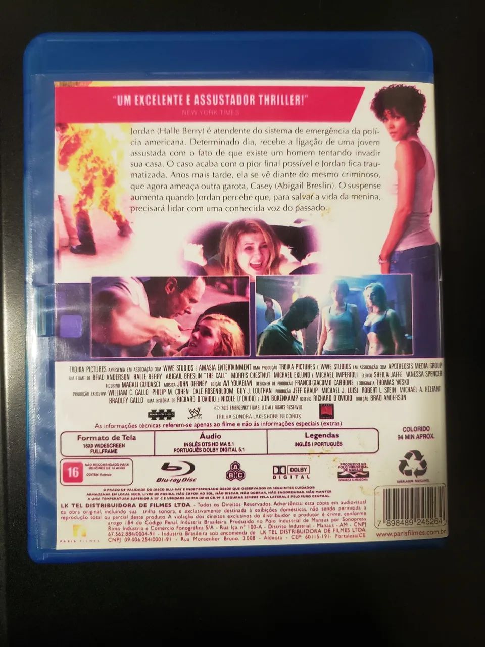 Blu-ray Chamada de Emergência - Halle Berry - Foto 3