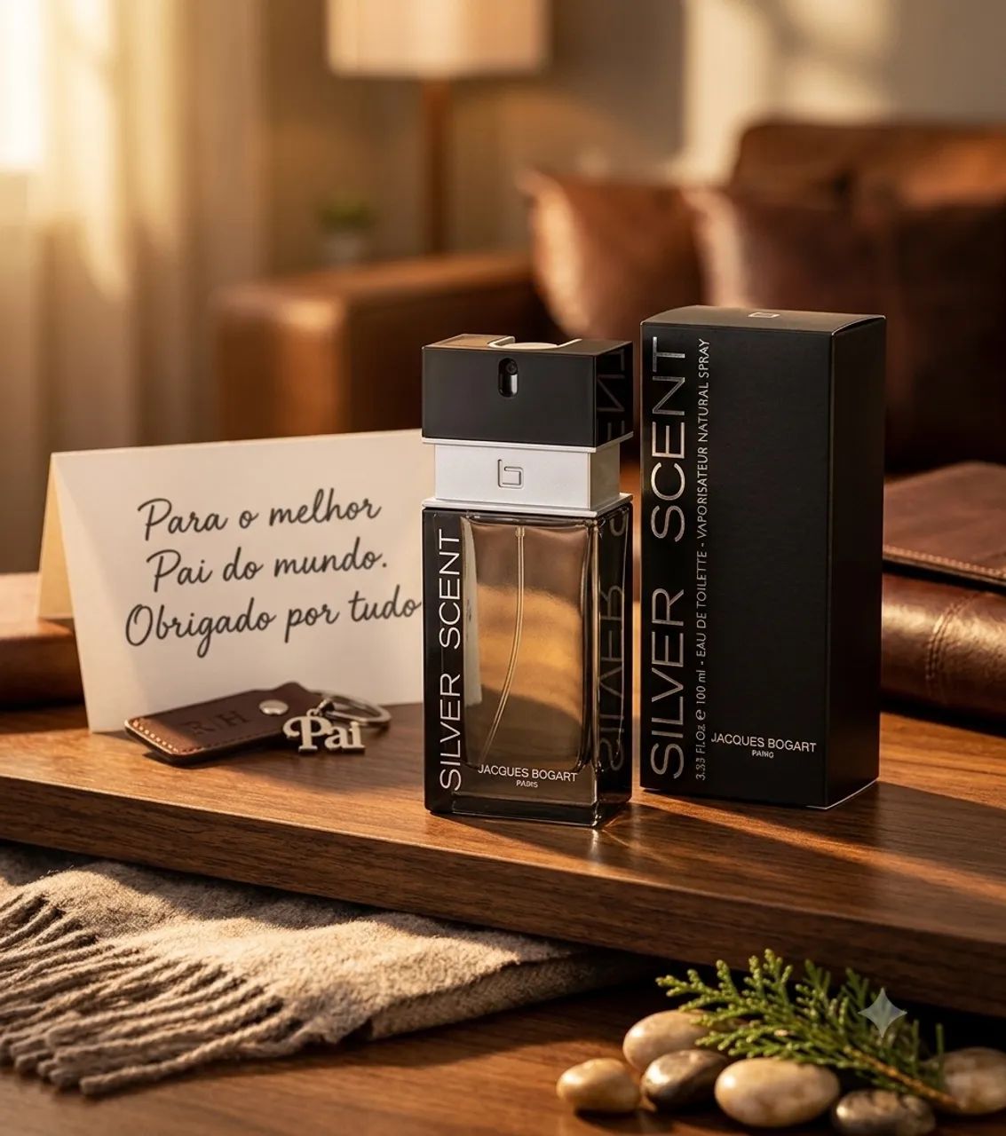 Perfume Silver Scent 100ml Original - O Presente Perfeito de Dia dos Pais!