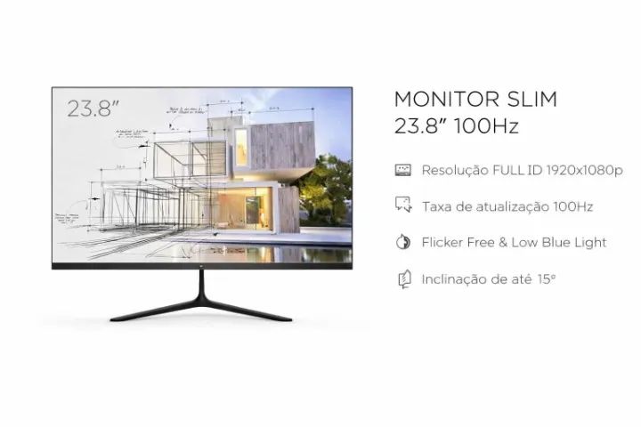 MONITOR SLIM 23.8? | 100Hz | FULL HD65713023457410121
