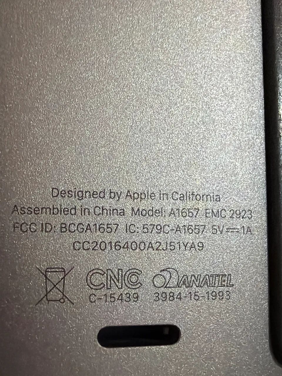Apple Magic Mouse 2º Gen A1657 Original Space Gray - Foto 4