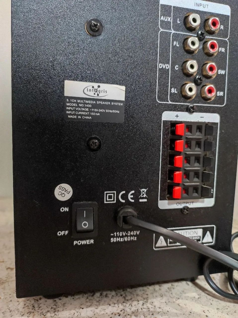 Caixa de som integris 5.1 18w rms  - Foto 2