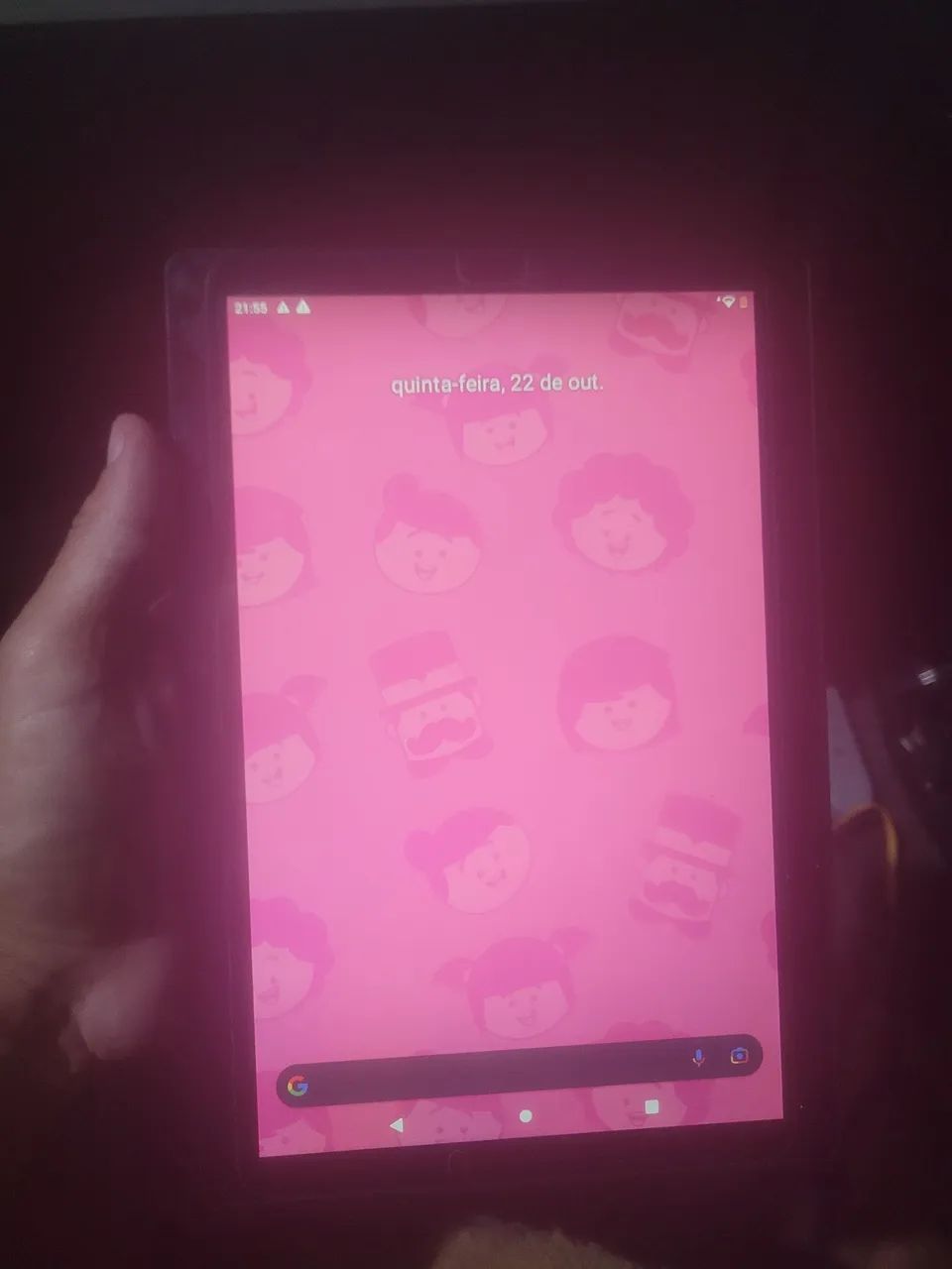 Tablet pra aproveitar a tela 