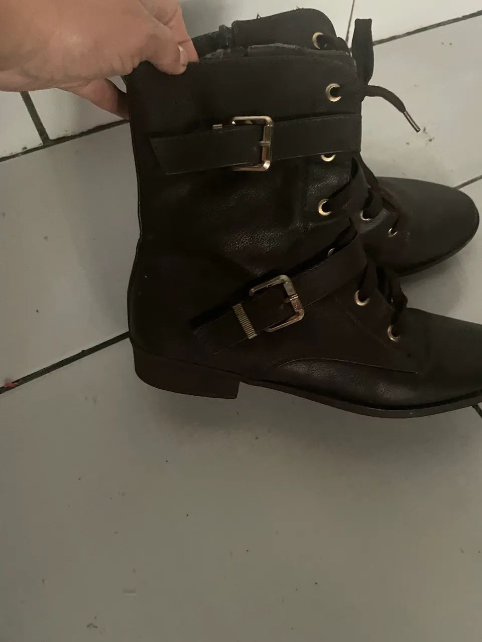 Bota marrom - Foto 5