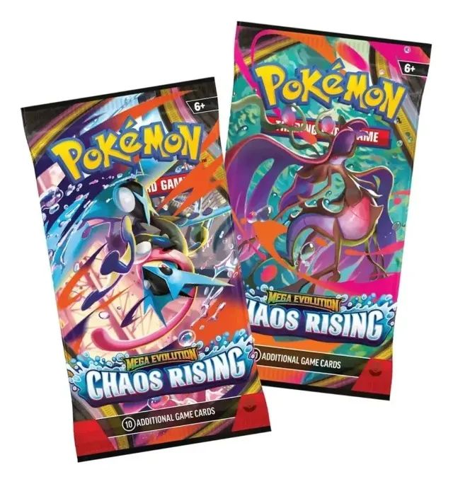 Pokémon Mega Evolution - Chaos Rising (Caixa com 36 Pacotes / 360 Cartas - Réplica) - Foto 2