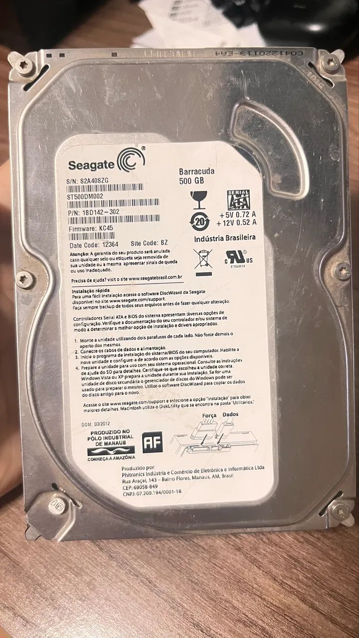 HD 500 GB BARRACUDA SEAGATE - Foto 2