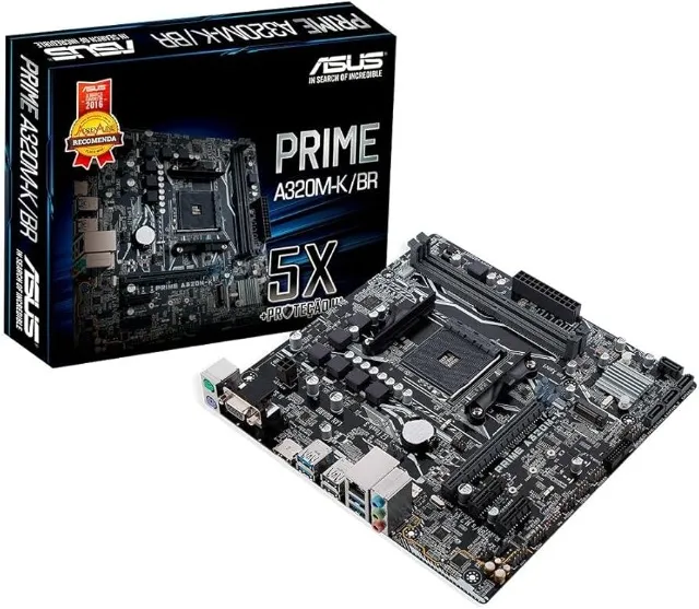 Placa mãe Asus Prime A520M-E+Ryzen 3600 - Peças de Hardware