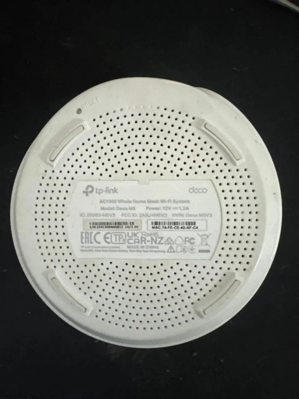 TP LINK ROTEADOR MESH DECO M5 AC1300