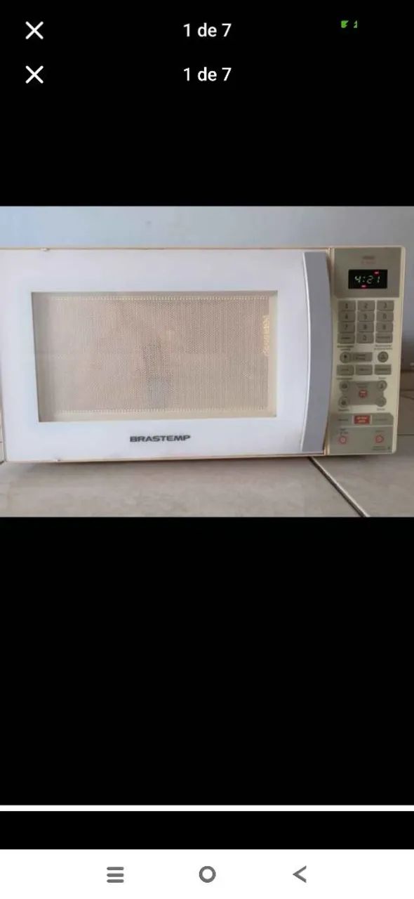 Microondas Brastemp 30 litros 127 V. Com Grill funcionando perfeitamente 