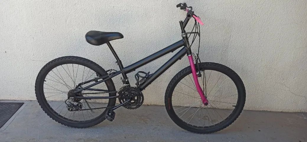 BICICLETA JUVENIL ARO 24 - PRONTA PARA USAR - Foto 3