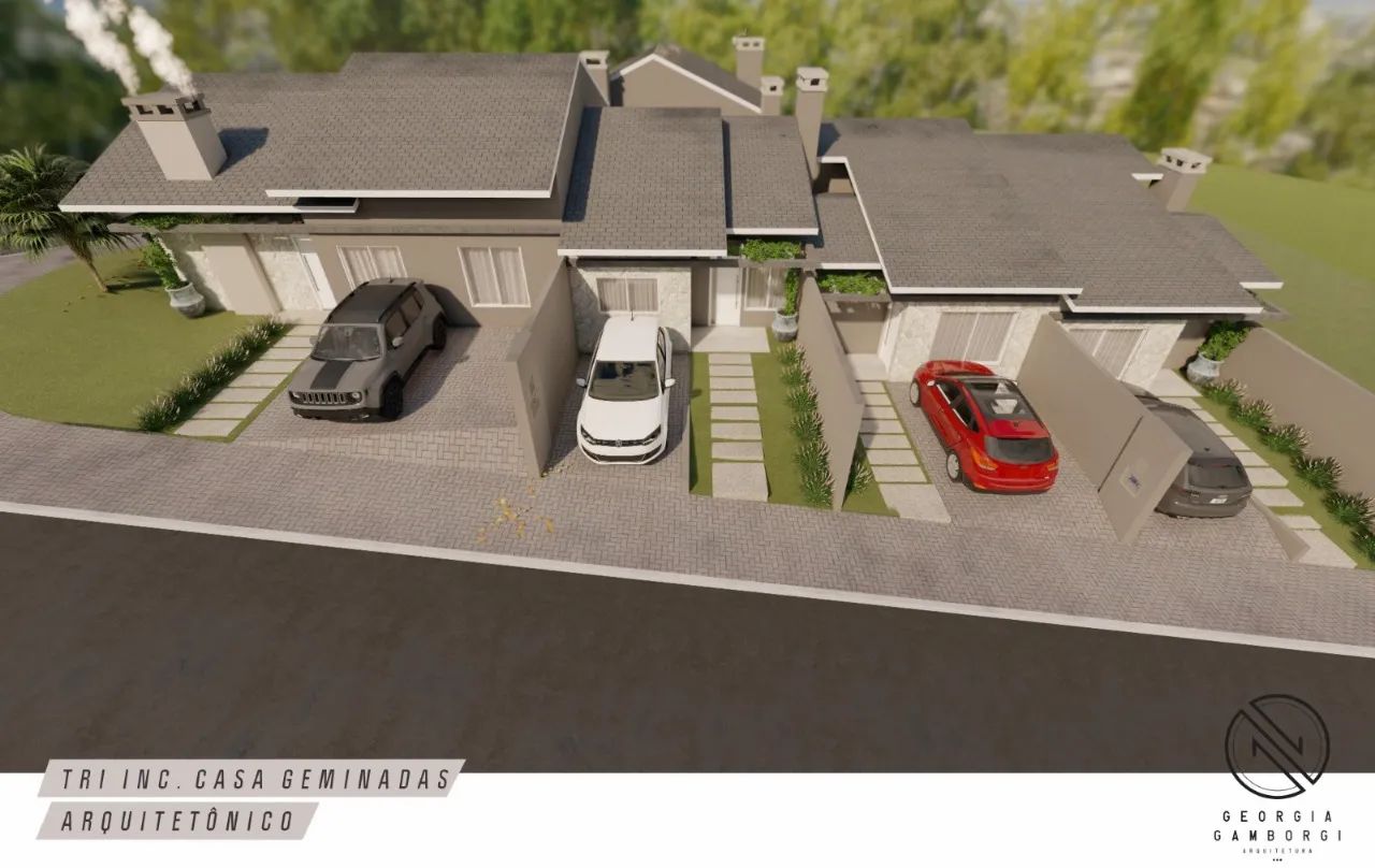 Casa geminada, suíte + 2 no bairro Vederti! - Foto 2