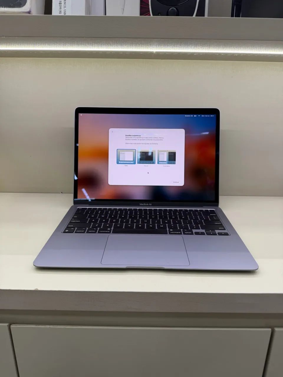 MacBook Air M1 256GB 8GB RAM BATERIA 95% IMPECÁVEL!!! - Notebooks