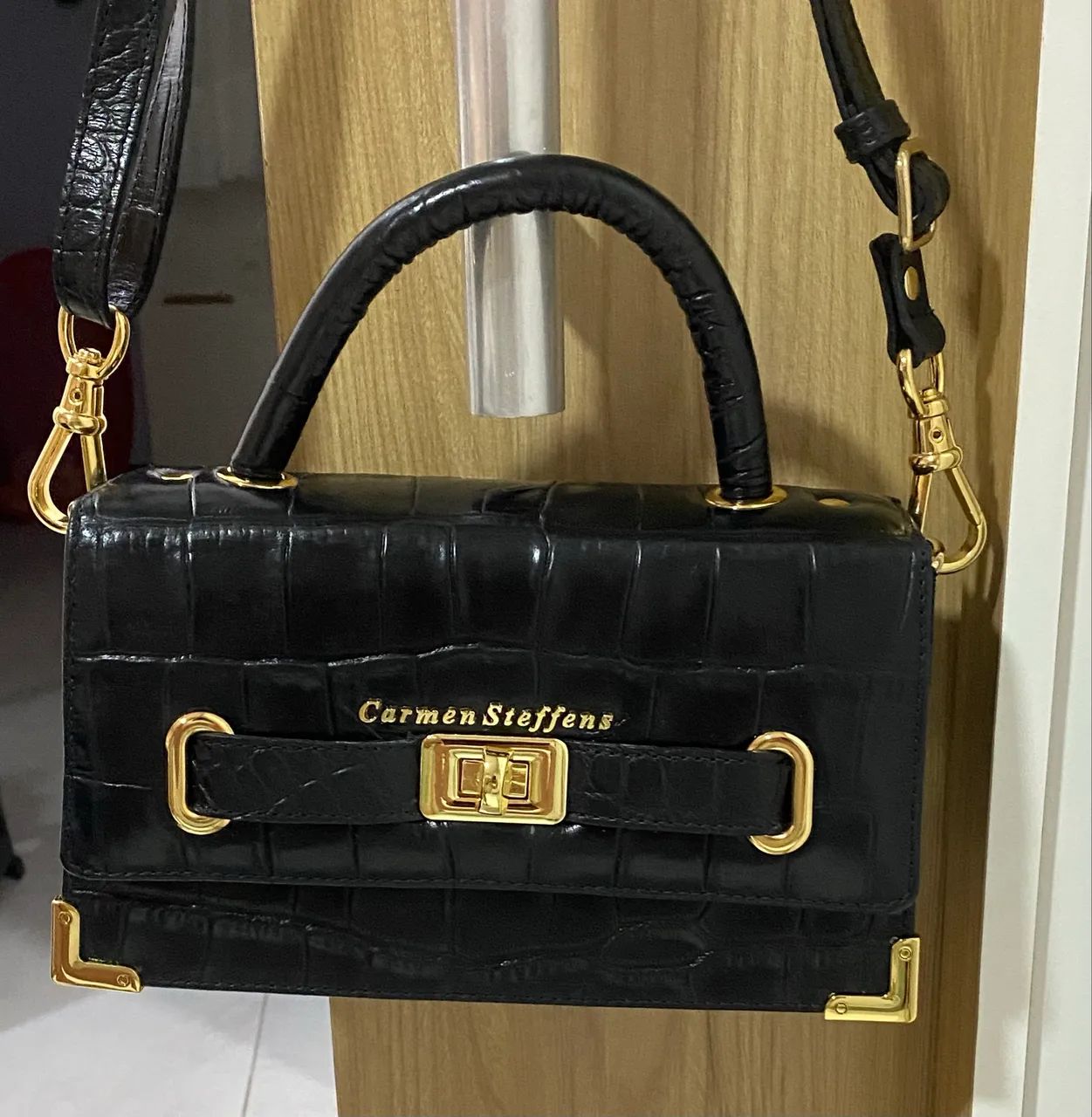 Bolsa Croco Carmem Steffens - Foto 2