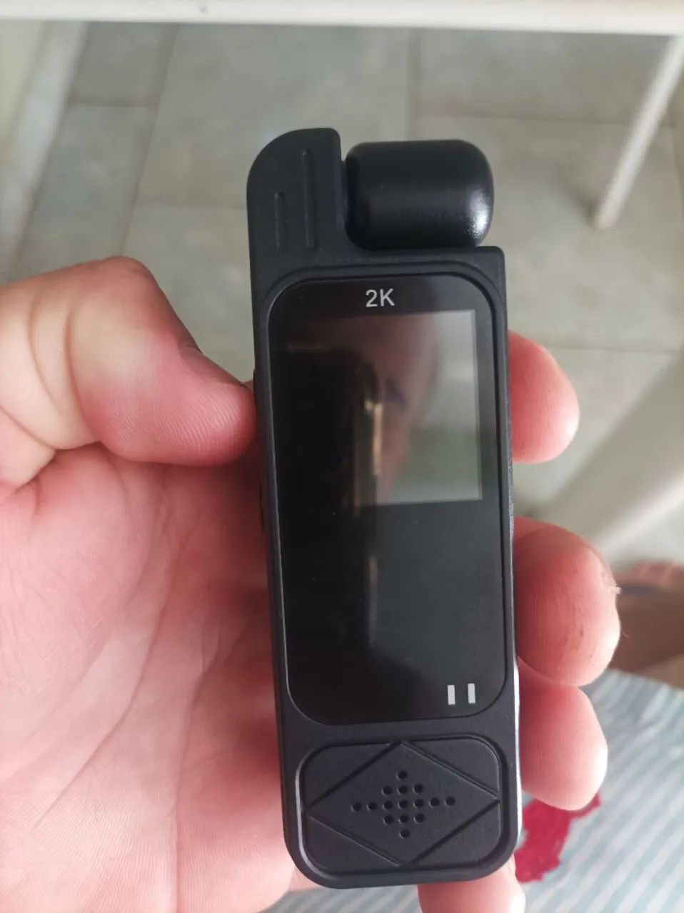 Mini câmera aporta 2k imagen e áudio muito boa  - Foto 2