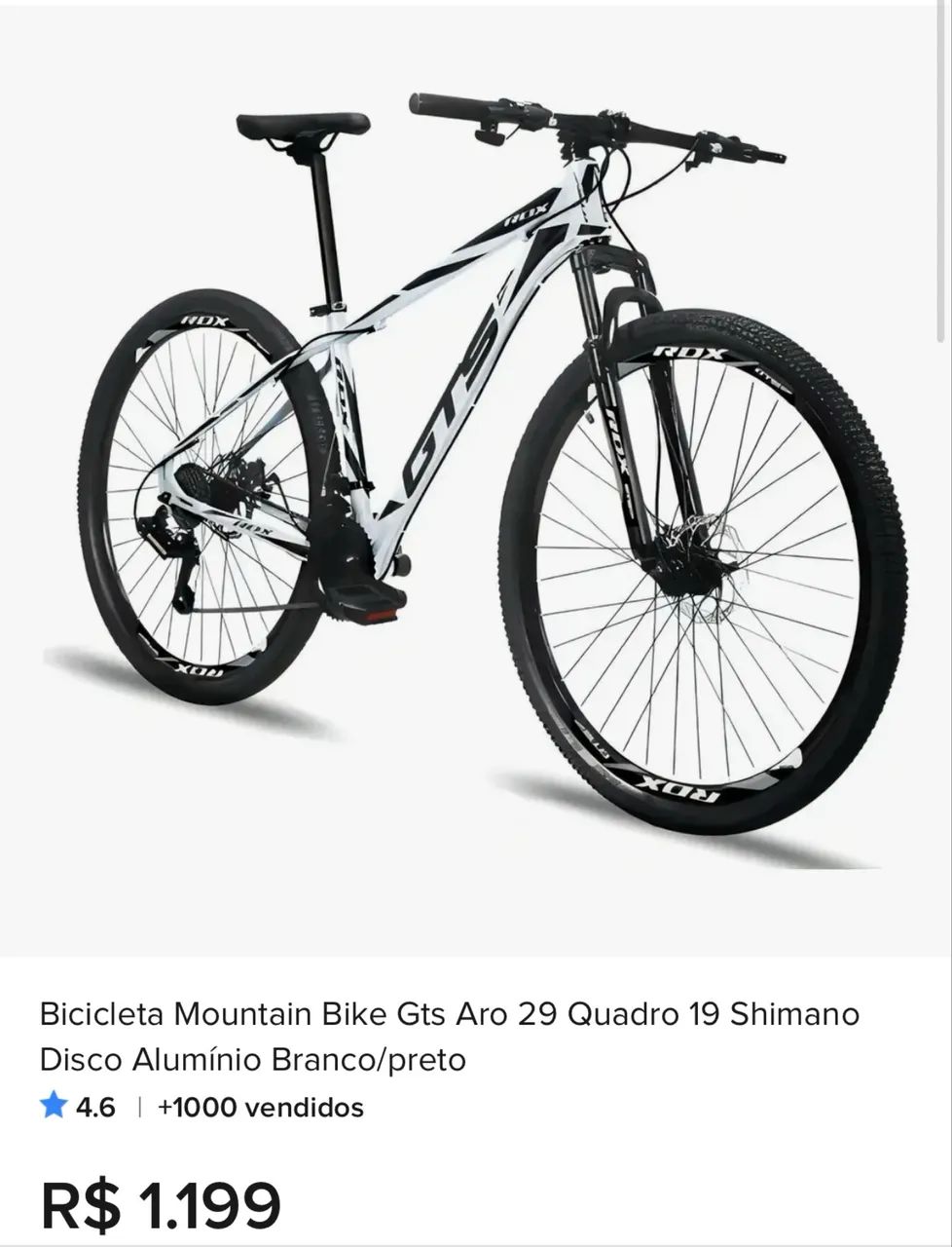 Bicicleta Nova 1 mês de uso 