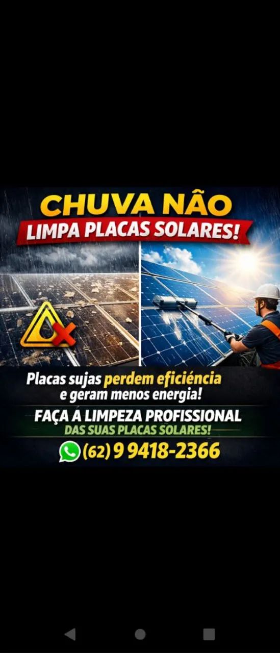 Limpeza de placa SOLARES,? - Foto 4