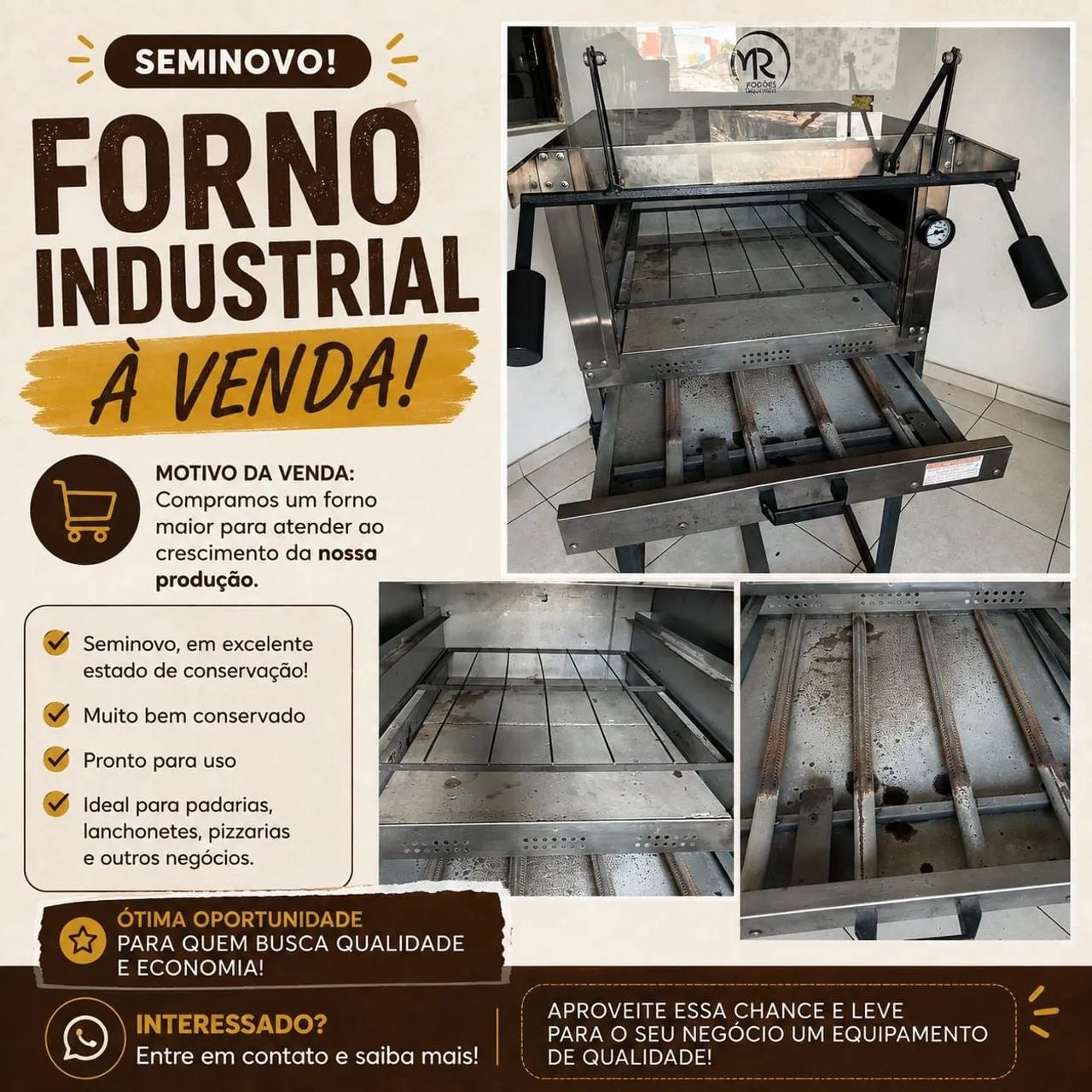 Forno industrial  Venâncio 