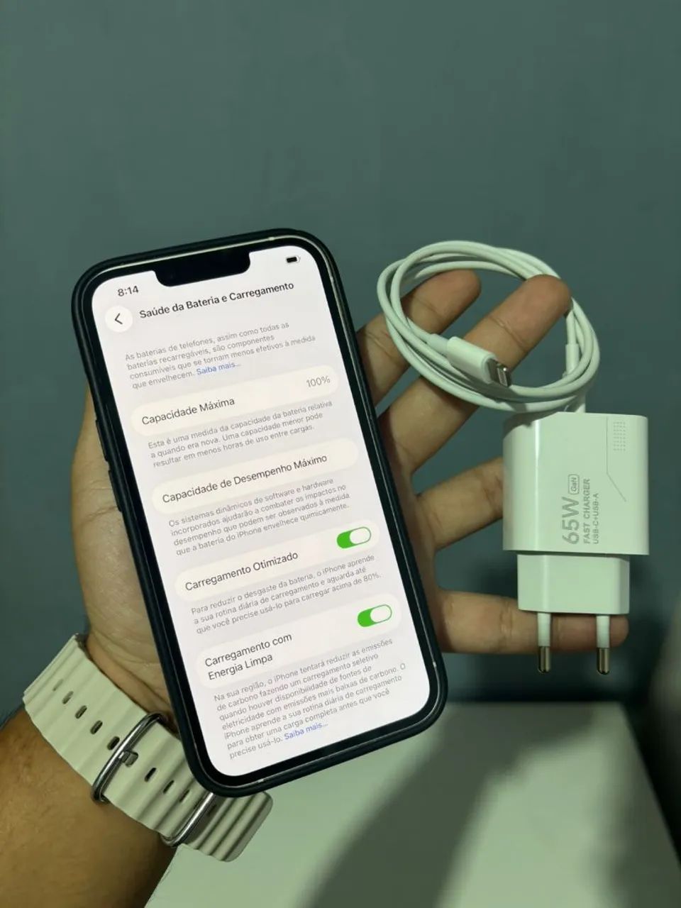 iPhone 14 Branco 128 GB - Foto 4