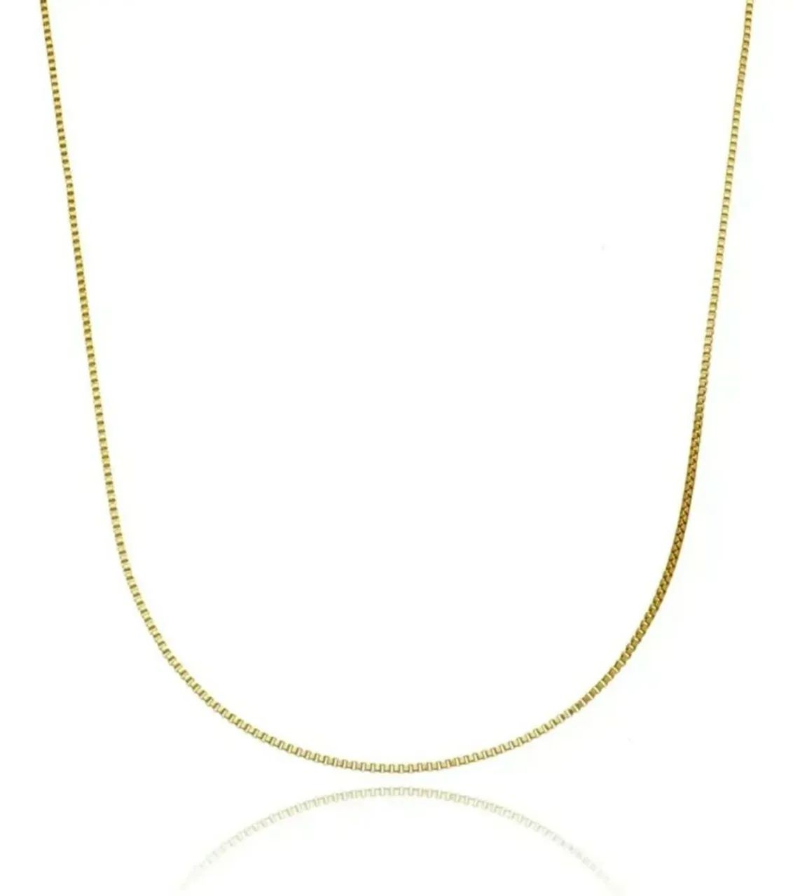 Corrente Banhada A Ouro 18K 60cm 
