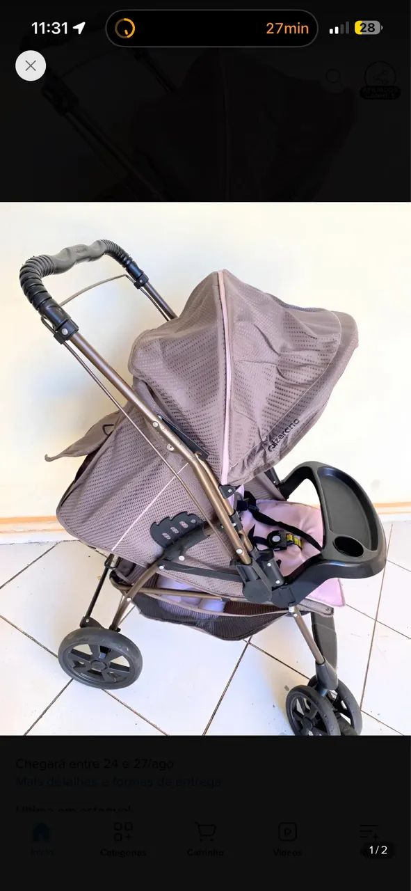 Carrinho de bebê  - Foto 2