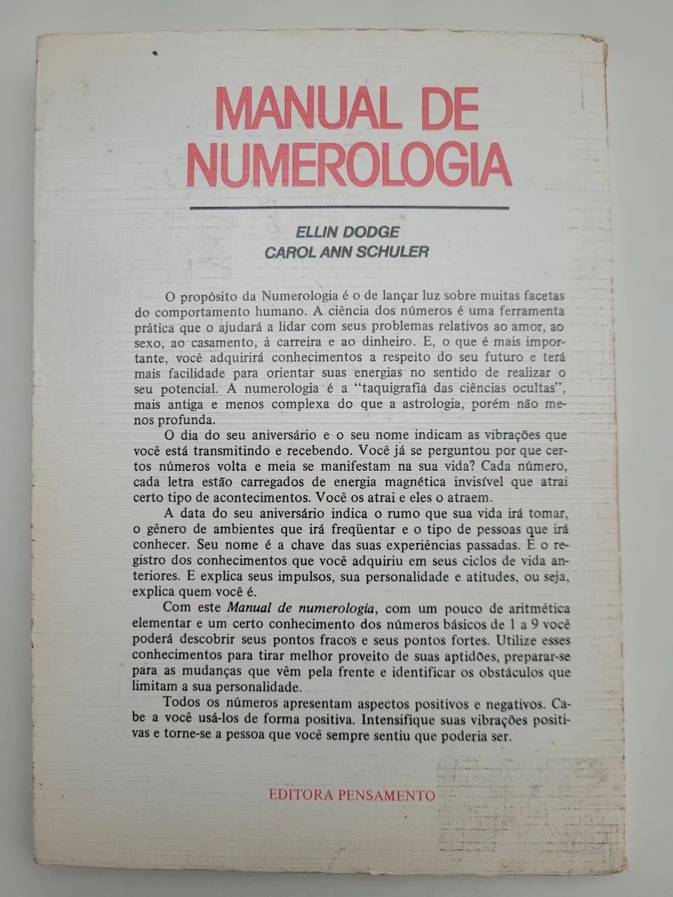 Manual de Numerologia - Editora Pensamento  - Foto 2
