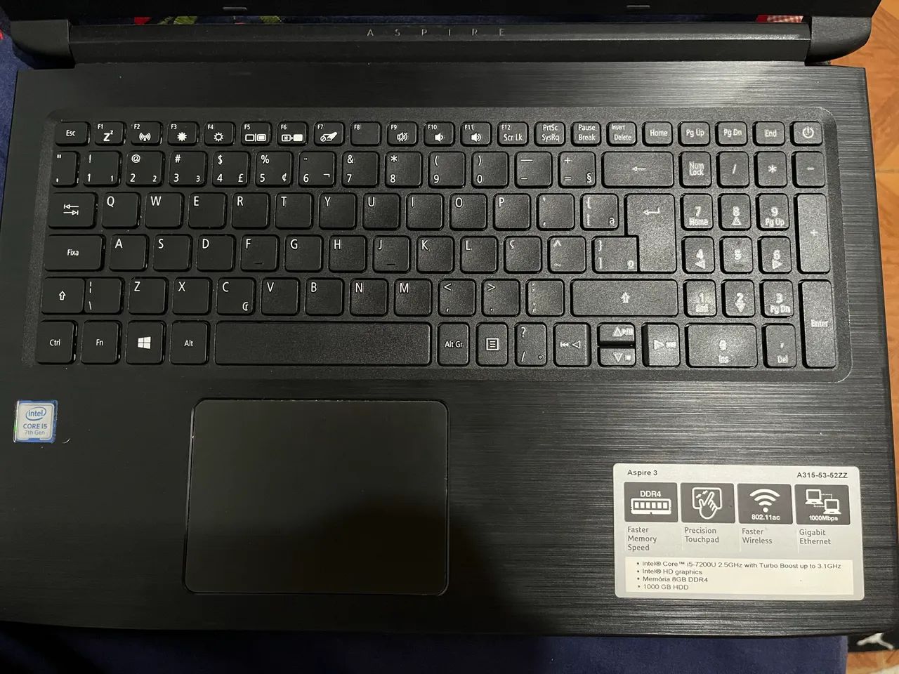 Notebook Acer Aspire 3 Modelo: A315-53-52ZZ - Foto 2