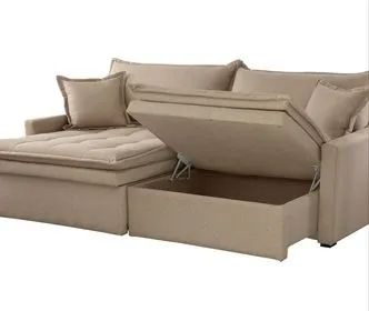 Sofá Cama Baú 2,10m D28 Lê Estofados  - (Entregamos)!! - Foto 2