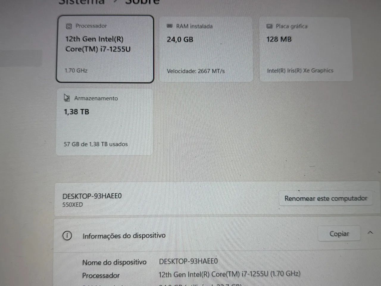 Vendo Galaxy Book2 i7 12 Ger