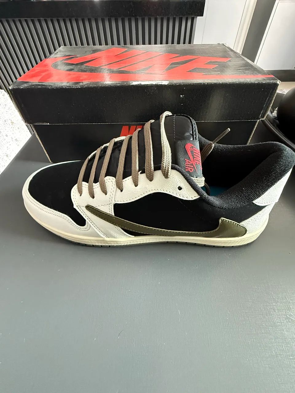 tênis nike air jordan 1 low travis scott 40 - Foto 5