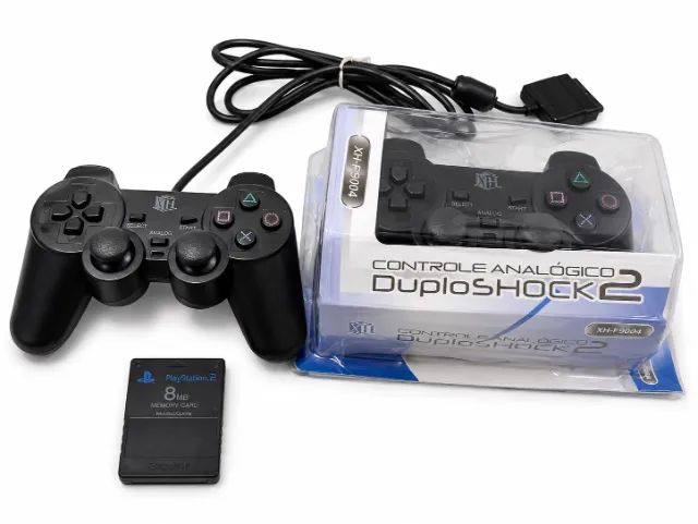 Videogame Playstation 2 Slim Desbloqueado Console com Jogos Controles e Memory Card - Foto 2