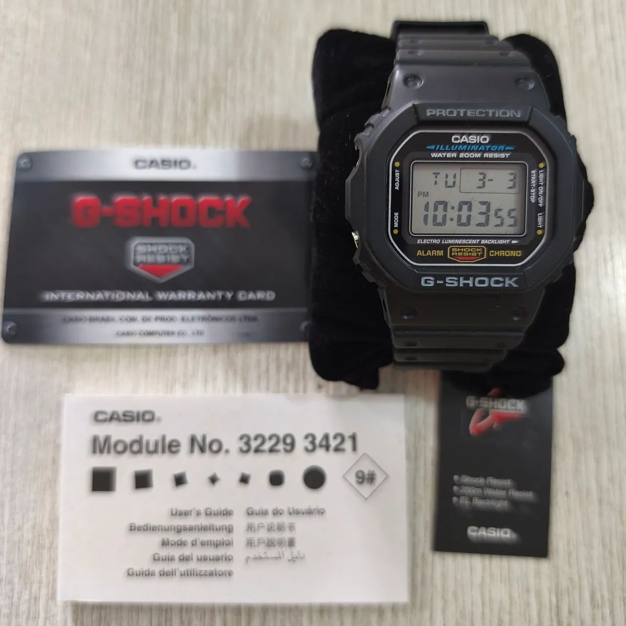 Relógio Masculino Casio G-Shock Digital Dw-5600e-1vdf - Foto 3