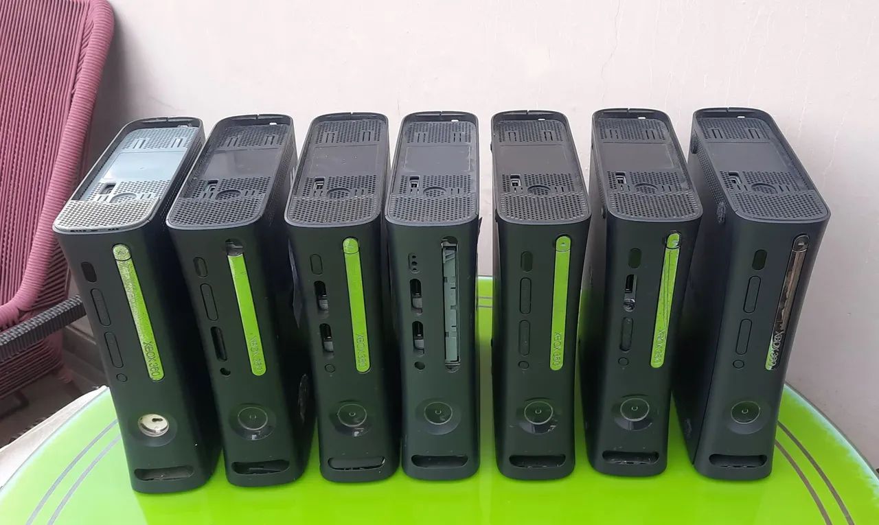 Lote com 7 vídeo game Xbox 360 fat elite  - Foto 3