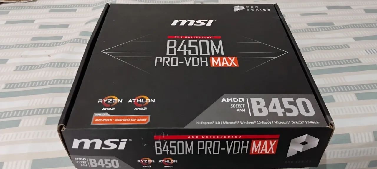 (COM DEFEITO) PLACA MÃE B450M PRO-VDH MAX