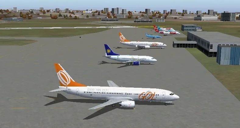 Tráfego Aéreo 4 X 1 Para Flight Simulator X 
