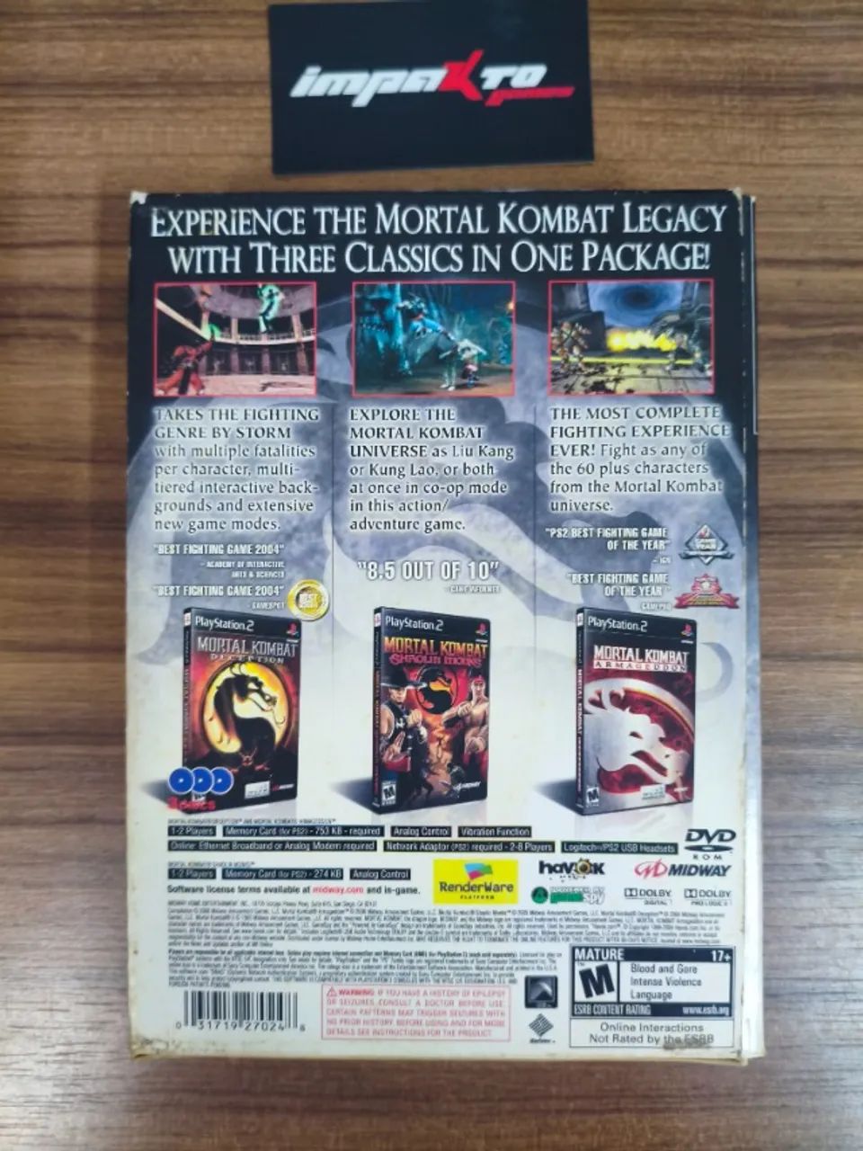 Mortal Kombat Kollection PS2 - Foto 2