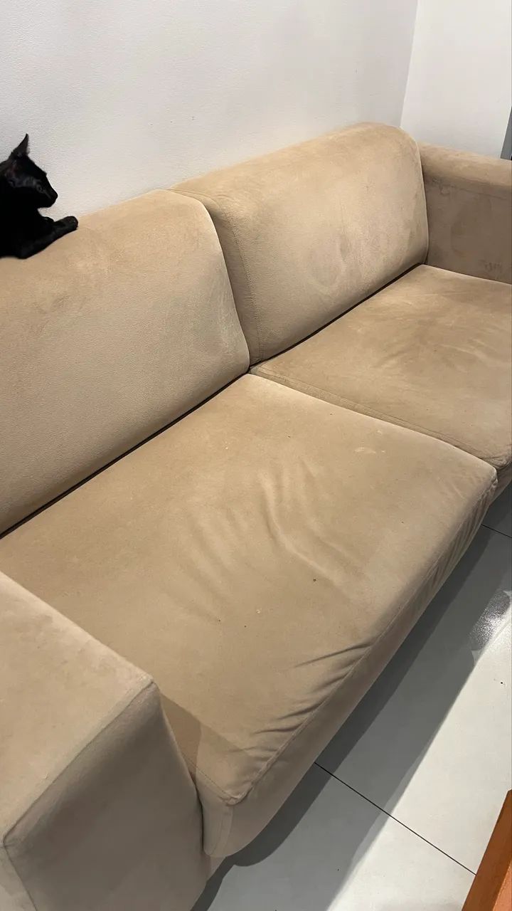 Sofá 4 lugares (bem espaçoso) - Foto 2