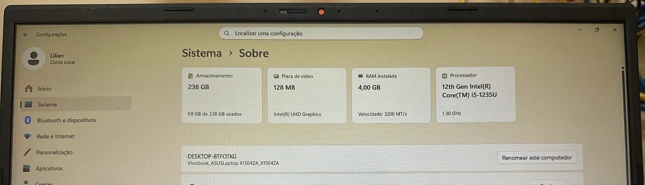 Notebook Asus Vivobook - Foto 2