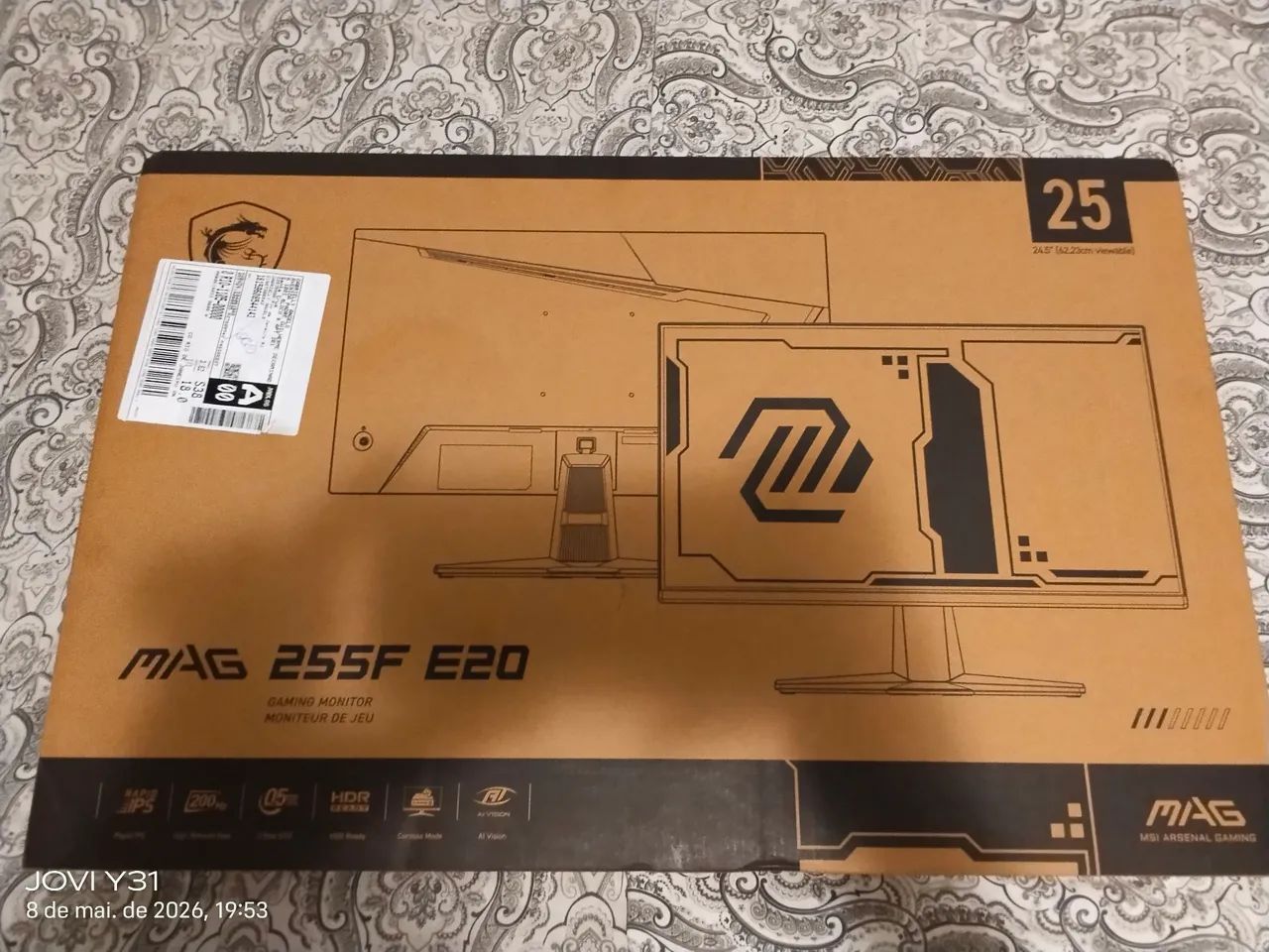Monitor Gamer MSI 200HZ LACRADO 