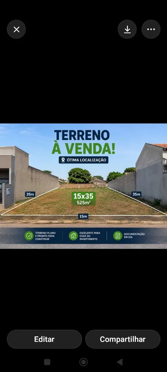 Vendo ou troco terreno em marechal 