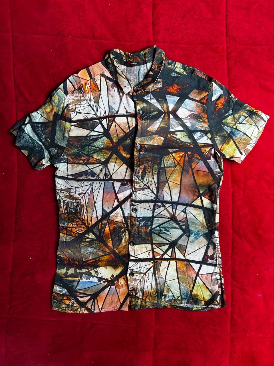 Camisas Masculinas de Botão Estampadas (M) | Starpolis & Pargan - Foto 2
