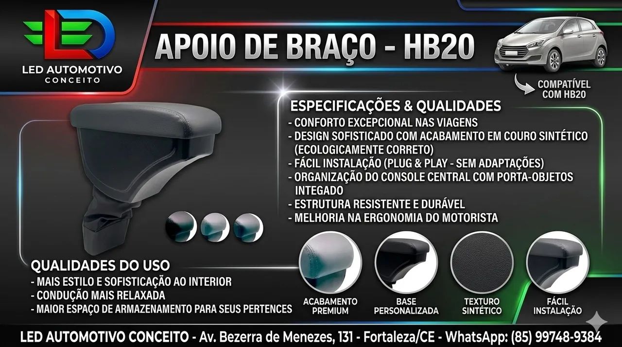 Apoio de Braço HB20