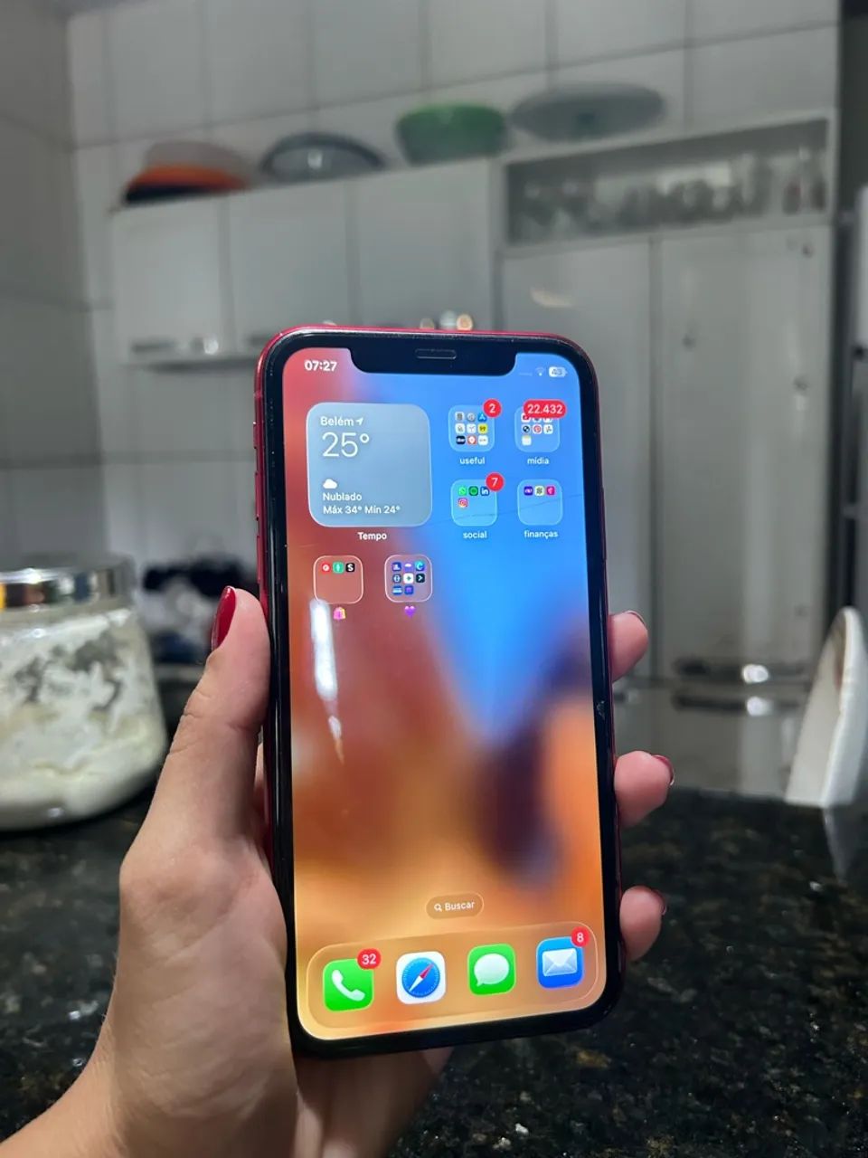 iphone 11 vermelho, 128gb - Foto 5