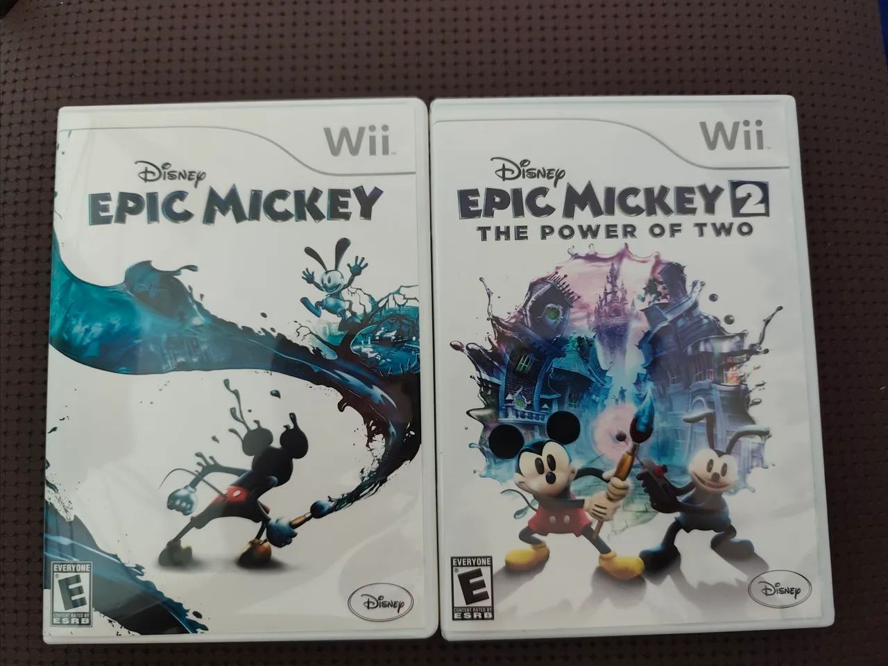 Epic Mickey 1 e 2 - Nintendo Wii 