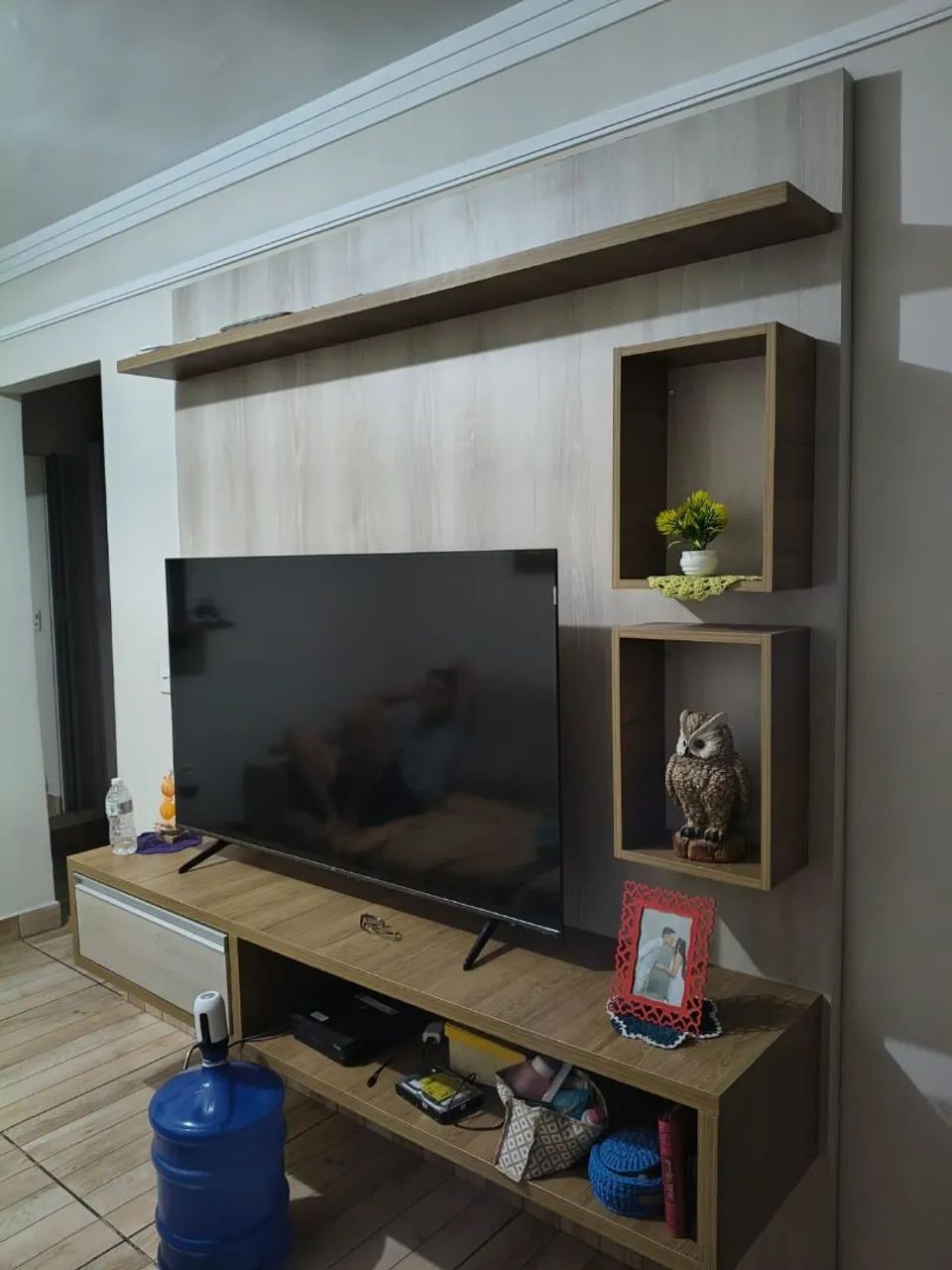 Painel rack Planejado suspenso para tv