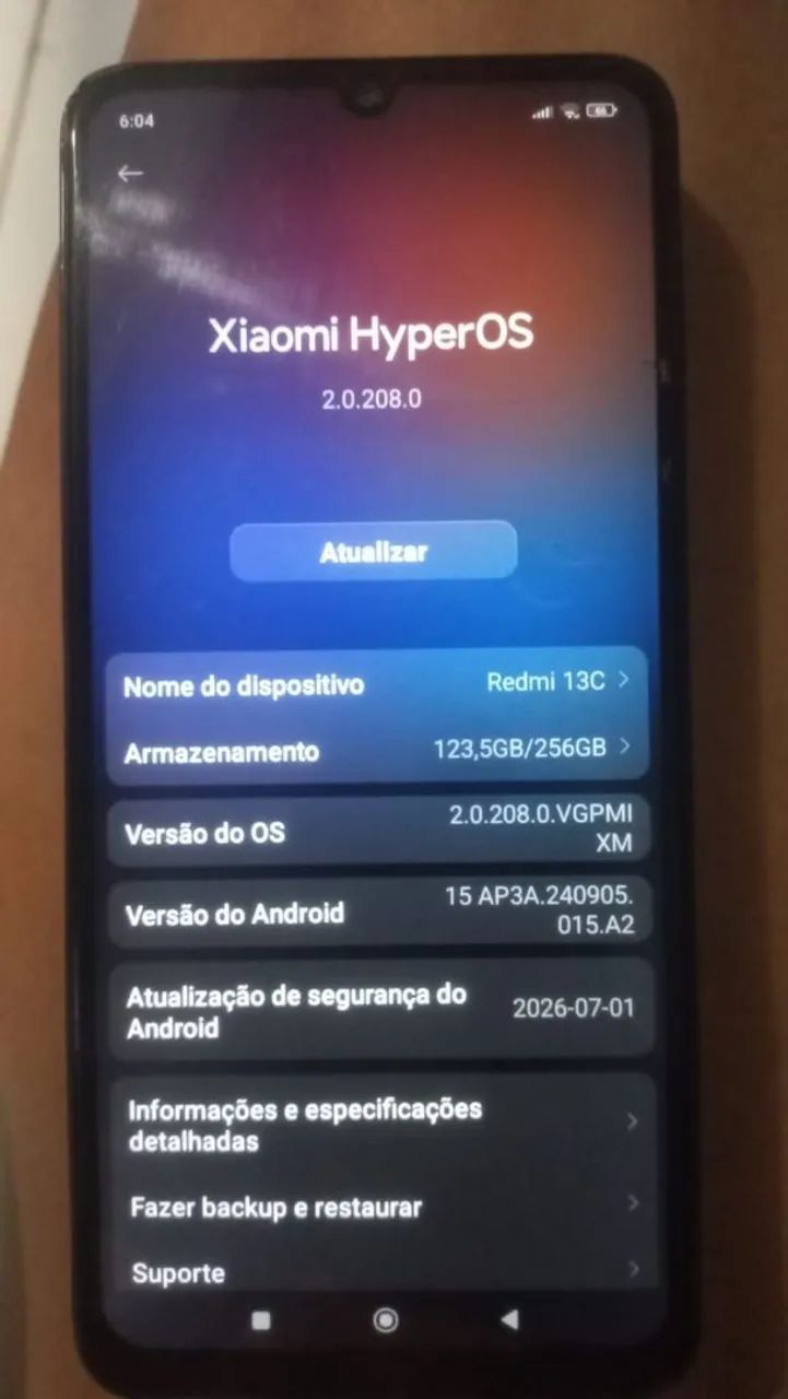 Redmi 13C / 256GB de memória 