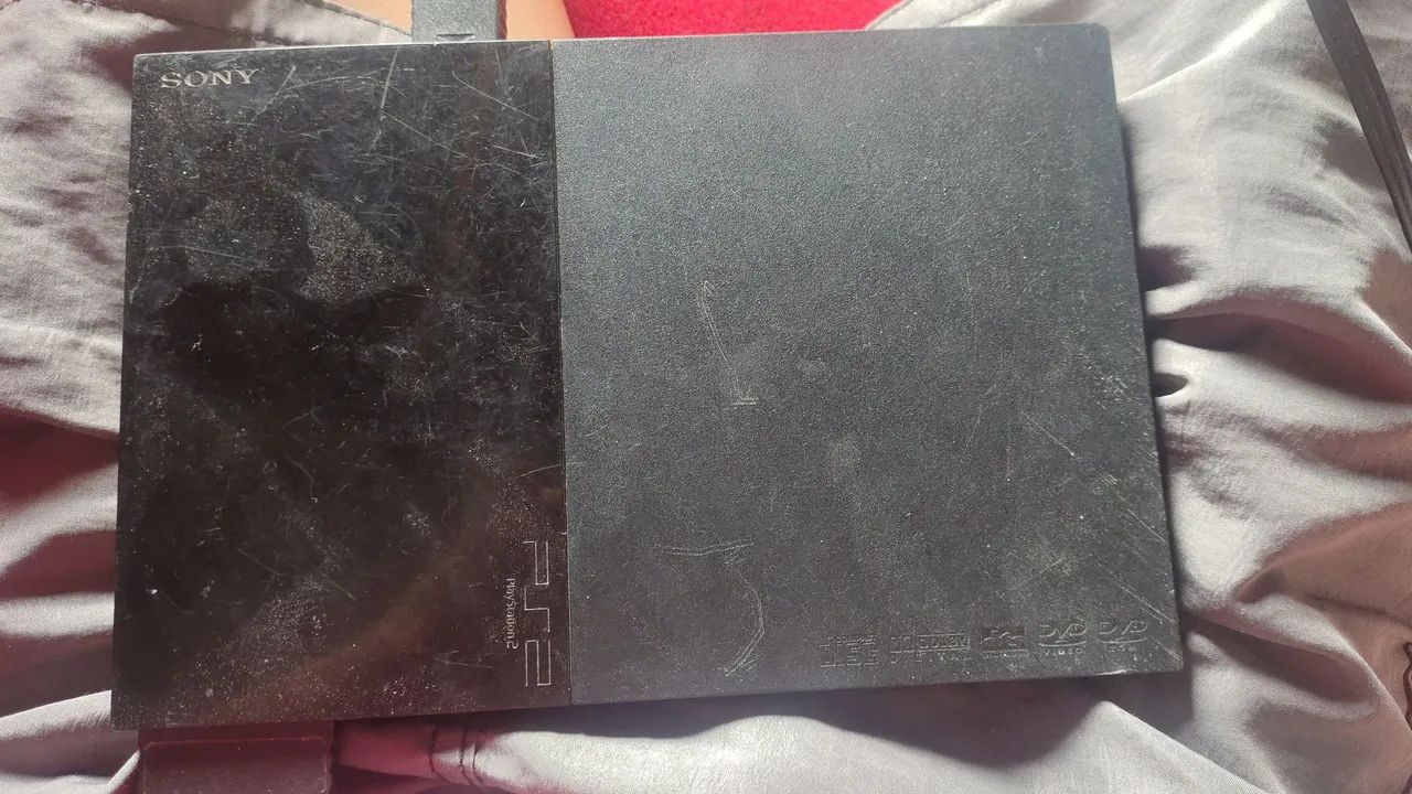PS2 (com defeito) pra retirada de peça e leitor original