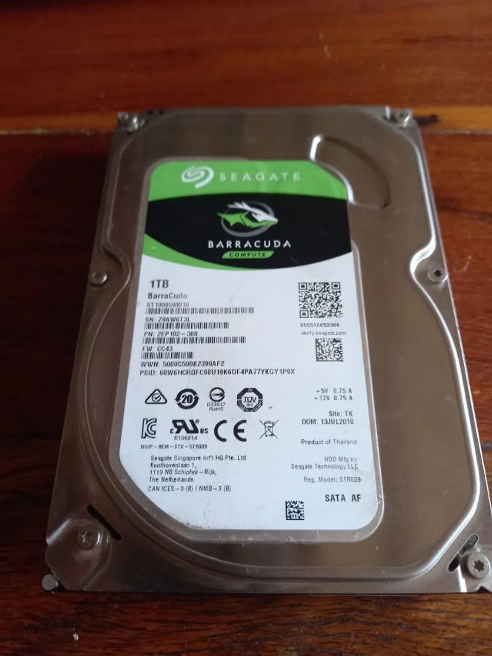 HD DE 1T SEAGATE NOVISSIMO PERFEITO BARRACUDA - Foto 4